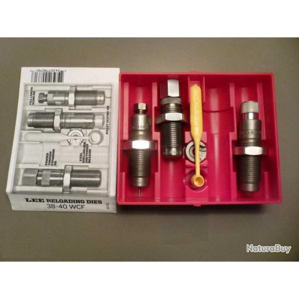 LEE RELOADING DIE - 3 OUTILS - 38-40 WCF