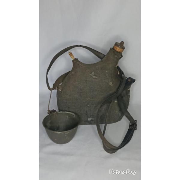 Bidon Franais model 1877 et quart Poilu 14/18