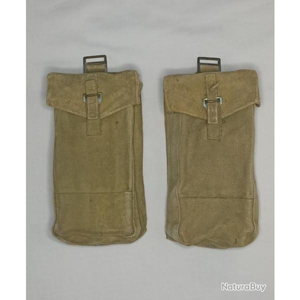 Paire de Pouch Anglaise Web modle 44 MkIII lot 1