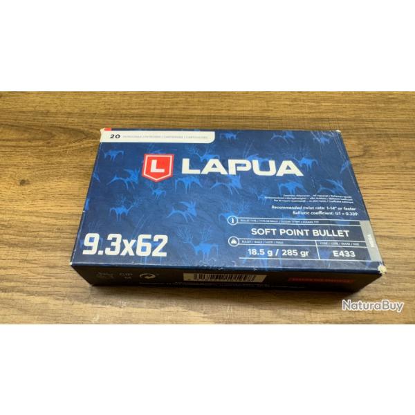 LAPUA MEGA 9.3X62 285 GRAINS