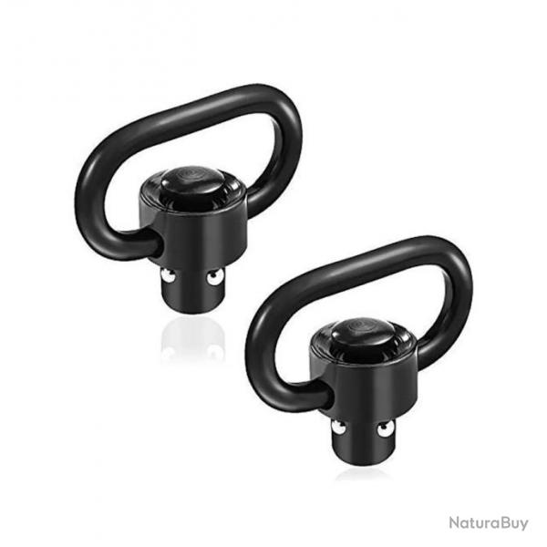 Lot de 2 attaches sangles QD