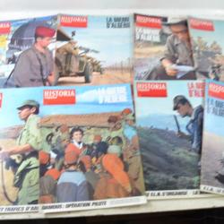 Lot historia magazine, LA GUERRE D'ALGERIE - 8 magazines / revues. Histoire collection