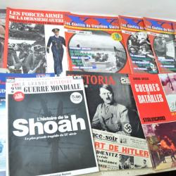 Lot revues magazines 1939-1935 Axe & Alliés, Stalingrad, Vercors, la Shoah, Débarquement, Israel...