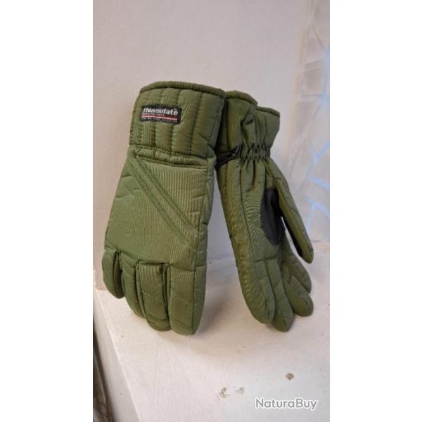 Gants thinsulate kaki taille 9