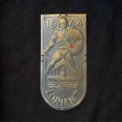 Reproduction - Plaque de bras Lorient - Allemand WW2