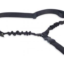 Bretelle Elastique Un Point Tasmanian Tiger  Single Sling Détachable - Noir