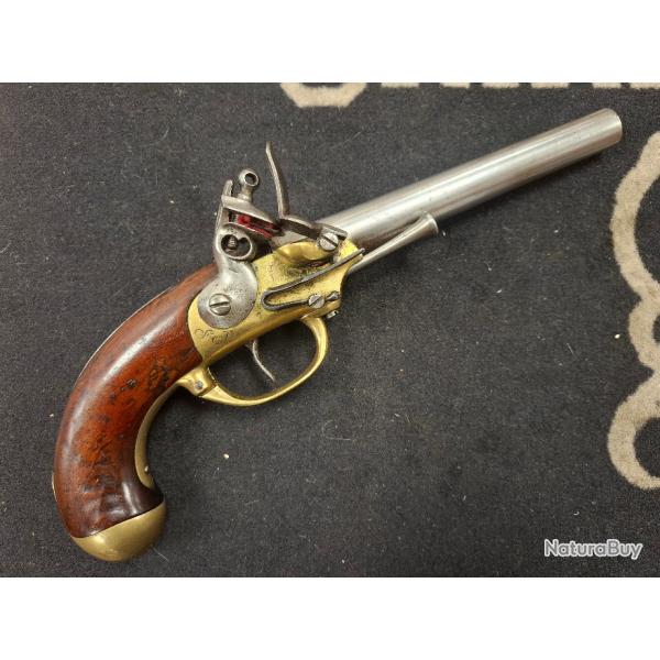 Pistolet rglementaire de cavalerie  silex modle 1777