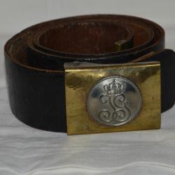 CEINTURON ALLEMAND SAXON Mle 1895-GERMAN BELT INFANTRY 1° WW-GRANDE GUERRE 1914/1918