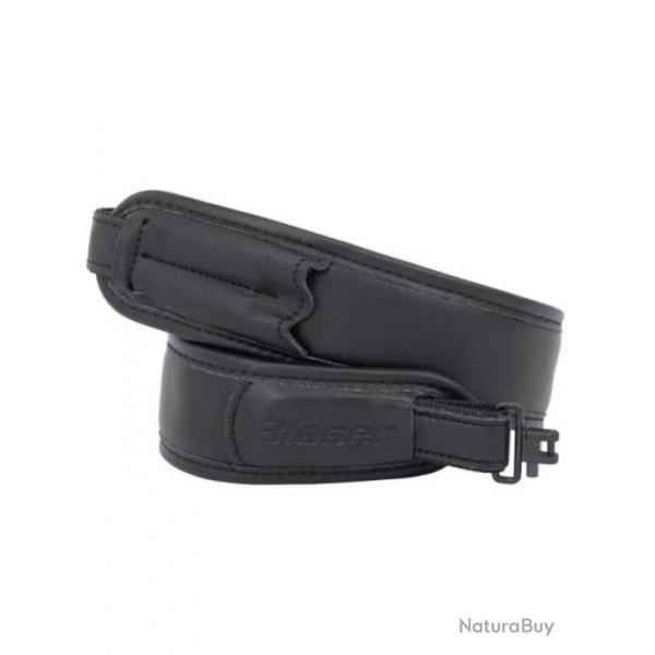 Sangle Carabine Cuir Noir BLASER