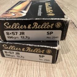 Balles 8x57JR sellier et Bellot