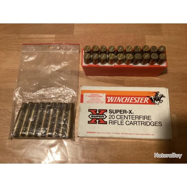 Lot de 29 Douilles calibre 270 Win Winchester pour rechargement