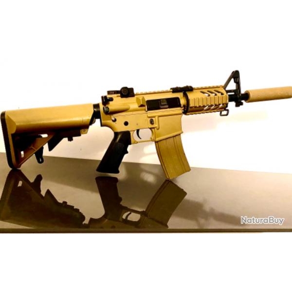 AR15 court airsoft tan Armalite M15 A4