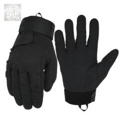 Gants Tactiques Homme Seibertron® S.O.L.A.G. Plein Assaut Militaire Noir pour Chasse Airsoft Pêche