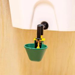 Abreuvoir fixation murale AviAqua 8L + 3 coupelles à flotteur Olba