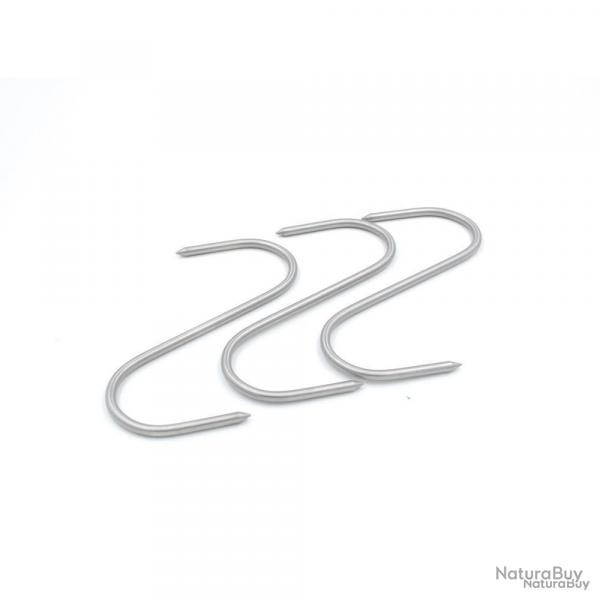 Esse de boucher 12 cm Crochet  viandes X3