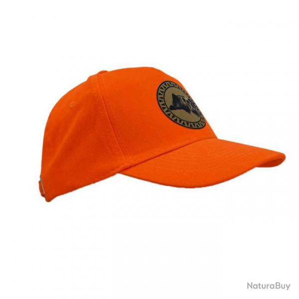 Casquette orange sanglier