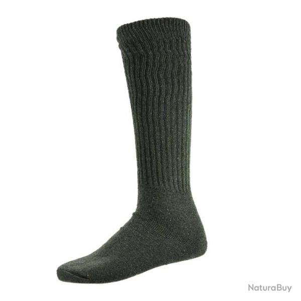 3 paires de chaussettes hautes kaki T43/46 (Taille 43)