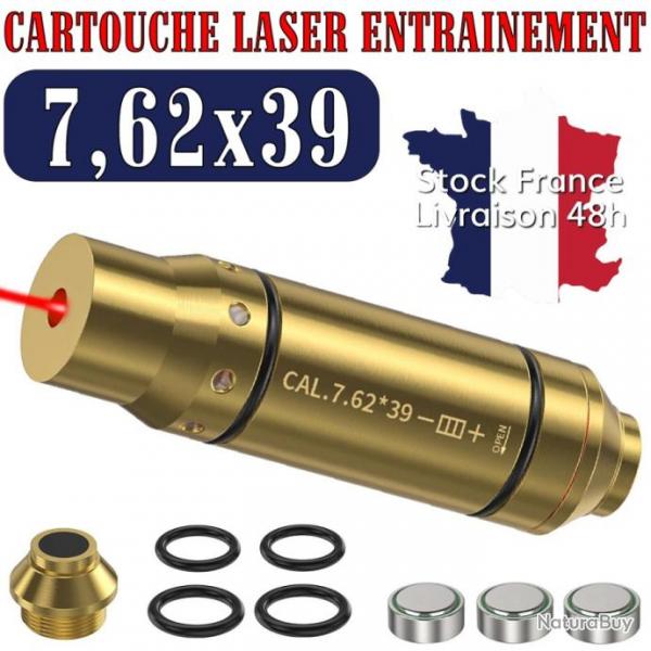 Cartouche de tir laser 7,62x39 AK SKS compatible avec la plupart des applications - Stock France