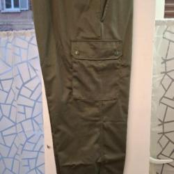 Pantalon Treillis F2 Militaire Armée Française kaki neuf 56