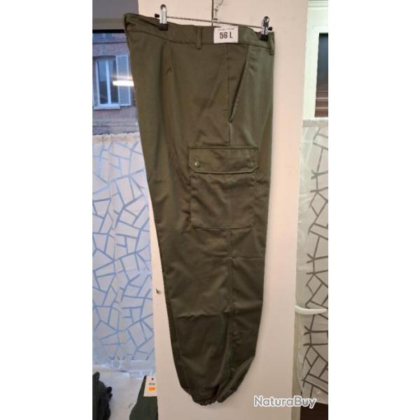 Pantalon Treillis F2 Militaire Arme Franaise kaki neuf 56