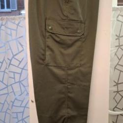 Pantalon Treillis F2 Militaire Armée Française kaki neuf 58