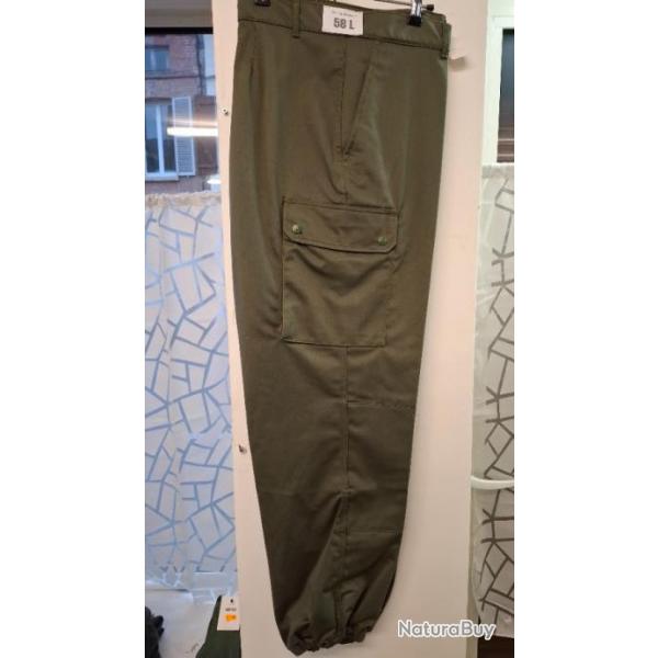 Pantalon Treillis F2 Militaire Arme Franaise kaki neuf 58