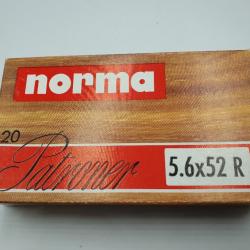 OCCASION - MUNITIONS NORMA 5.6X52R FMJ - 71GR - ref 2