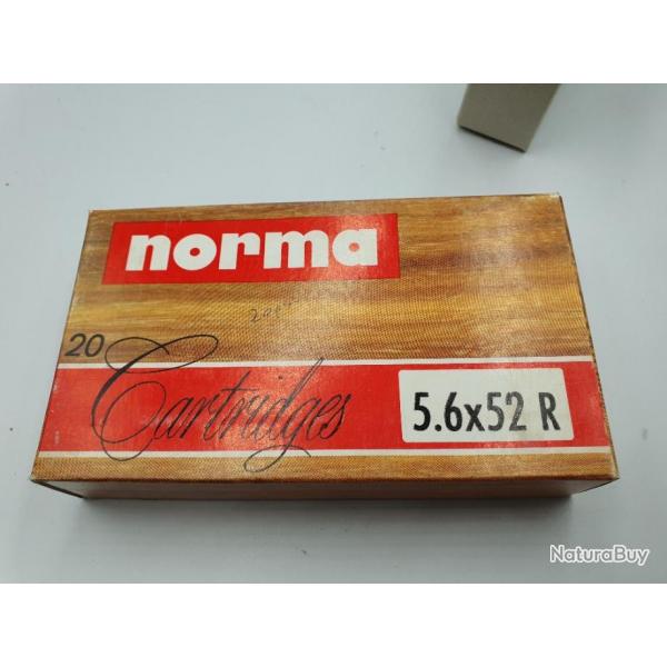 OCCASION - MUNITIONS NORMA 5.6X52R FMJ - 71GR - ref 3