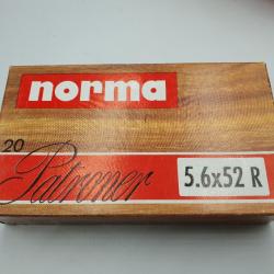 OCCASION - MUNITIONS NORMA 5.6X52R FMJ - 71GR - ref 5