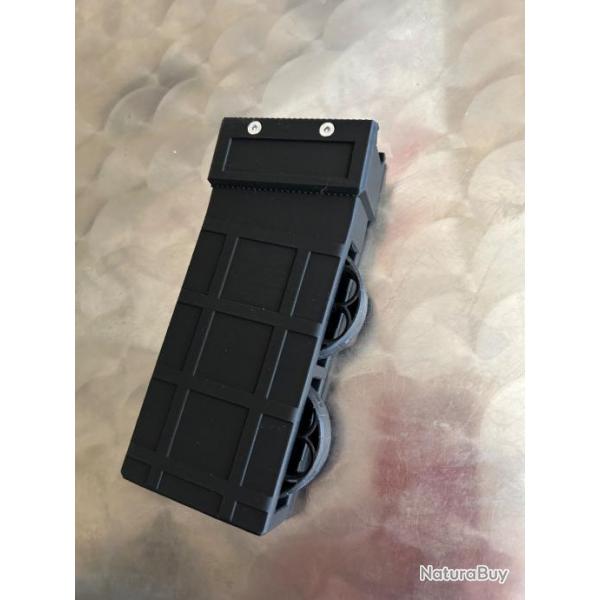 HDR 50 faux chargeur Peut contenir 2x Barrillets (Barillets non inclus). Pour Picatinny rail. Neuf.