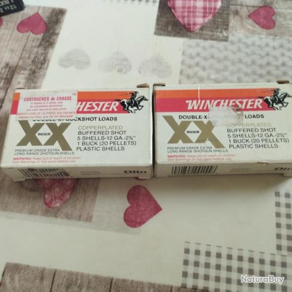 BOITES WINCHESTER CHEVROTINES 20 GRAINS 70MM