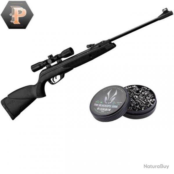 Carabine Gamo black shadow combo Synthtique + lunette + plombs