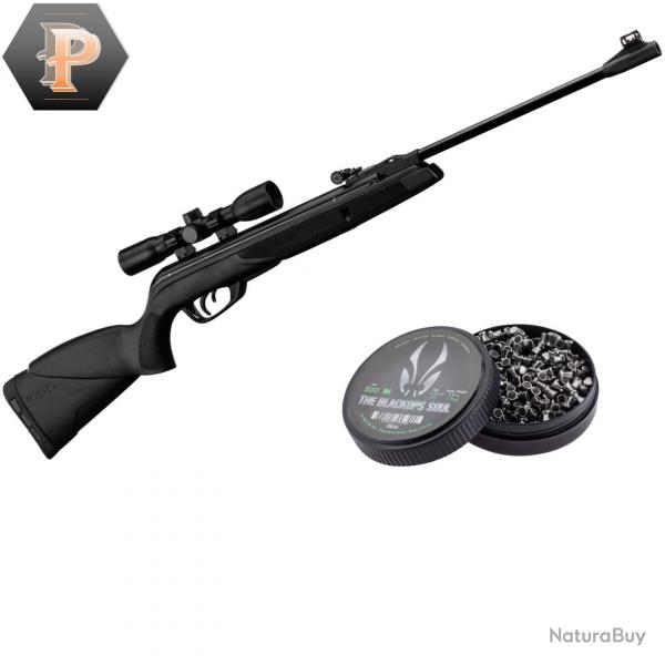 Carabine Gamo black shadow combo Synthtique + lunette + plombs