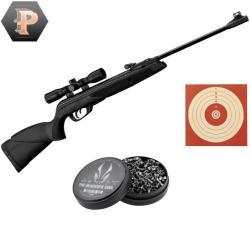 Carabine Gamo black shadow combo Synthétique + lunette + plombs + cibles