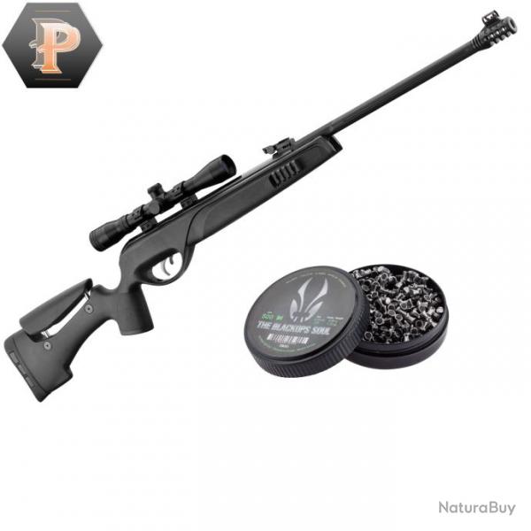 Carabine GAMO Tactical Storm + 4x32 WR. Cal 4,5 mm + plombs