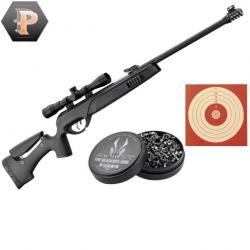 Carabine GAMO Tactical Storm + 4x32 WR. Cal 4,5 mm + plombs + cibles