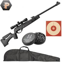 Carabine GAMO Tactical Storm + 4x32 WR. Cal 4,5 mm + plombs + cibles + fourreau