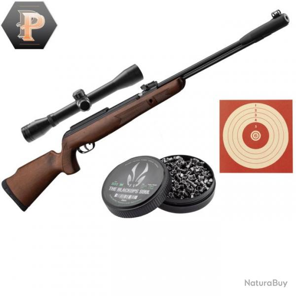 Carabine GAMO CFX ROYAL  canon fixe - 19,9J + plombs + lunette + cibles