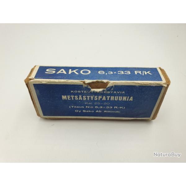 OCCASION - LOT MUNITIONS SAKO 25-20 - 69GR - FMJ