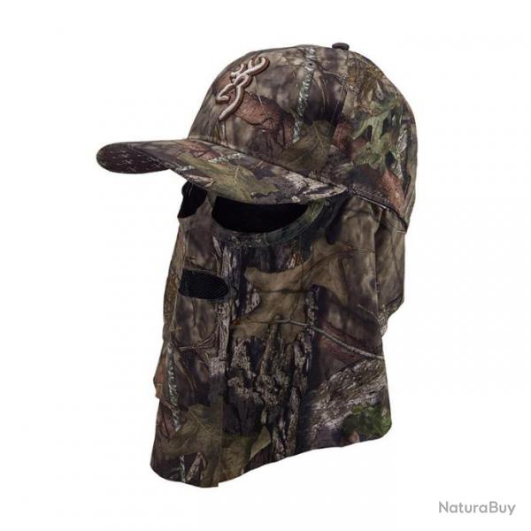 BROWNING Casquette de chasse avec masque de protection Mobuc Camo