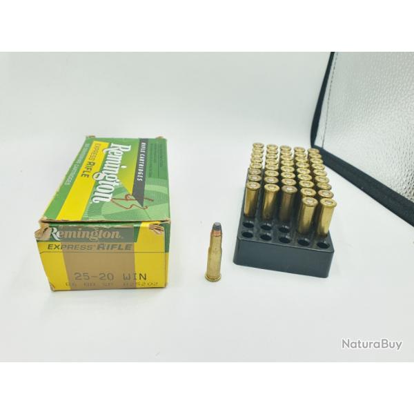 OCCASION - 43 MUNITIONS REMINGTON 25-20 WIN - 86GR - SP