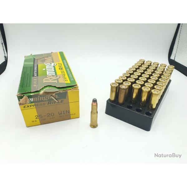 OCCASION - 48 MUNITIONS REMINGTON 25-20 WIN - 86GR - SP