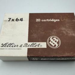 OCCASION - 20 MUNITIONS SELLIER BELLOT 7X64 - 140 grains SP - REF 2