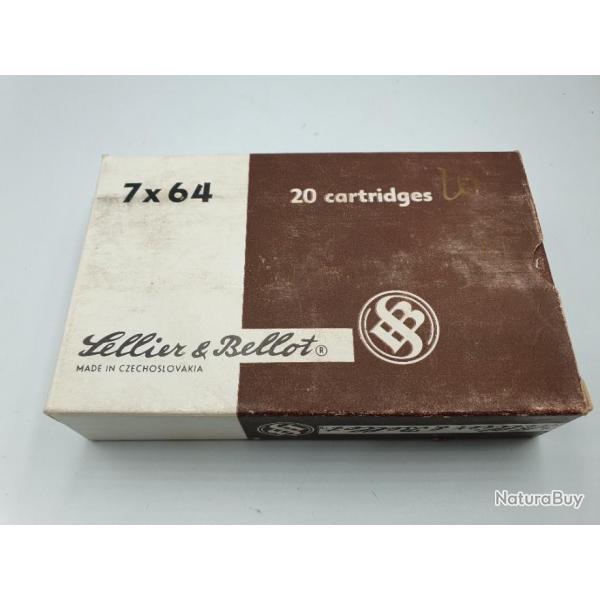 OCCASION - 20 MUNITIONS SELLIER BELLOT 7X64 - 140 grains SP - REF 2