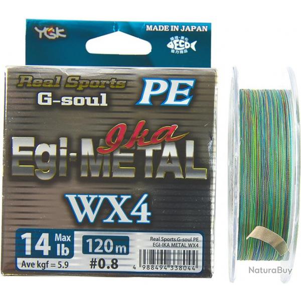 G SOUL WX4 EGI&METAL - PE 0.5 - 10LB - 120 M