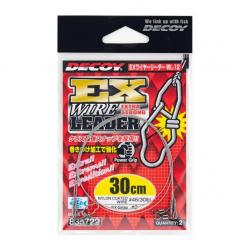 WL-12 EX WIRE LEADER - 20cm - W : 20 LB - Ex : 60 LB (3/pack)