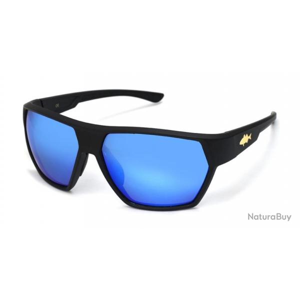 LUNETTES REALISTIC SEA BASS IRIDIUM BLUE - FRAME MAT BLACK