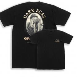 TEE SHIRT DARK SEAS X GRUNDENS SEAWORTHY SS T-SHIRT BLACK - L
