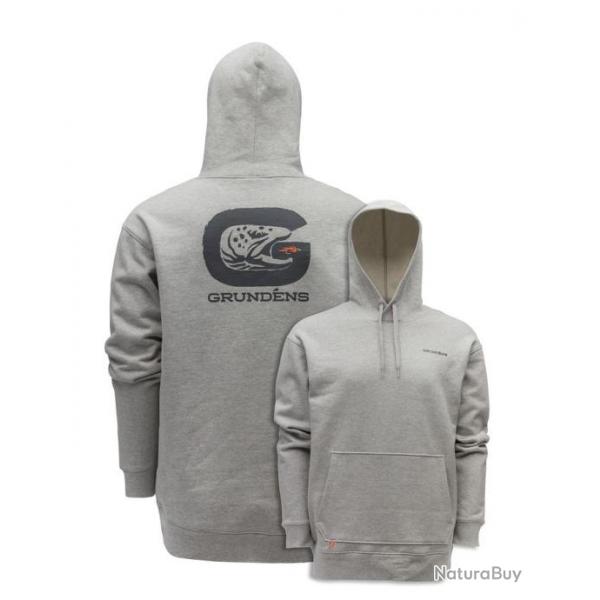 SWEAT G TROUT HOODIE AHTLETIC HEATHER - L