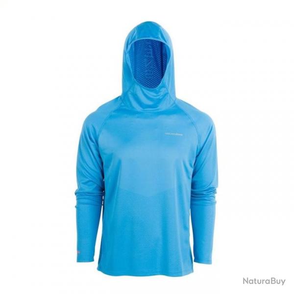 SWEAT SOLSTRALE PRO HOODY COASTAL BLUE - L